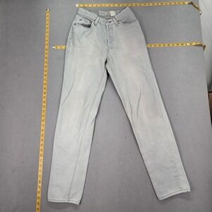 Vintage Levis Jeans Juniors 5 M High Rise Straight Button Fly Made USA 90s 24x30